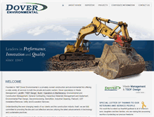 Tablet Screenshot of doverenvironmental.com